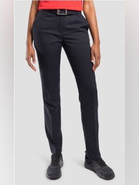 Women's Straight-Leg Dress Pants in black